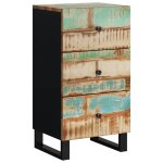 Vidaxl buffet avec 3 tiroirs 40x33, 5x75 cm bois massif de rcupration
