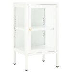 Vidaxl buffet 38x35x70 cm mtal et verre
