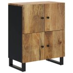 Vidaxl buffet avec 4 portes 60x33x75 cm bois massif de manguier Vidaxl buffet avec 4 portes 60x33x75 cm bois massif de manguier