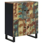 Vidaxl buffet avec 4 portes 60x33x75 cm bois massif de rcupration