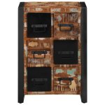 Vidaxl buffet 50x35x70 cm bois massif de rcupration