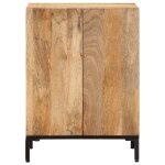 Vidaxl buffet 53x35x72 cm bois massif de manguier