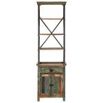 Vidaxl buffet 55x30x180 cm bois de r�cup�ration massif