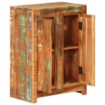 Vidaxl buffet 55x33x75 cm bois massif de r�cup�ration