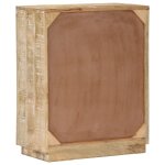 Vidaxl buffet 60x30x75 cm bois de manguier massif