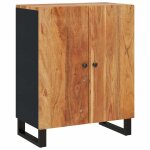 Vidaxl buffet 60x33x75 cm bois massif d'acacia