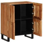 Vidaxl buffet 60x34x75 cm bois d'acacia massif