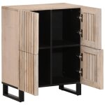 Vidaxl buffet 60x34x75 cm bois de manguier massif Vidaxl buffet 60x34x75 cm bois de manguier massif