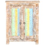 Vidaxl buffet 61x35x76 cm bois d'acacia brut