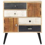 Vidaxl buffet 70x30x78 cm bois de manguier massif