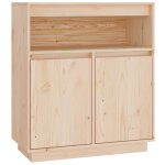 Vidaxl buffet 70x34x80 cm bois massif de pin