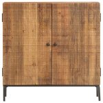 Vidaxl buffet 75 x 30 x 75 cm bois de manguier massif