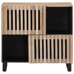 Vidaxl buffet 80x34x75 cm bois massif de manguier Vidaxl buffet 80x34x75 cm bois massif de manguier