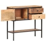 Vidaxl buffet 85x30x80 cm bois de manguier brut Vidaxl buffet 85x30x80 cm bois de manguier brut