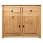Vidaxl buffet 93x40x80 cm pin solide assortiment panama Vidaxl buffet 93x40x80 cm pin solide assortiment panama