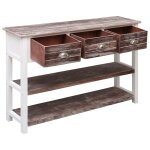 Vidaxl buffet antique marron 115x30x76 cm bois Vidaxl buffet antique marron 115x30x76 cm bois