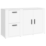 Vidaxl buffet blanc 100x33x59, 5 cm bois d'ing�nierie