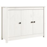 Vidaxl buffet blanc 100x35x74 cm bois massif de pin