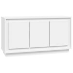 Vidaxl buffet blanc 102x35x55 cm bois d'ing�nierie