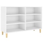 Vidaxl buffet blanc 103, 5x35x70 cm bois d'ing�nierie