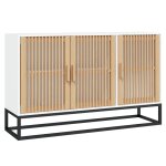 Vidaxl buffet blanc 105x30x65 cm bois d'ing�nierie