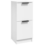 Vidaxl buffet blanc 30x30x70 cm bois d'ingnierie