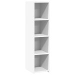 Vidaxl buffet blanc 30x41x124 cm bois d'ing�nierie