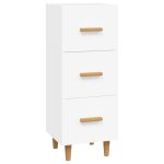 Vidaxl buffet blanc 34, 5x34x90 cm bois d'ingénierie Vidaxl buffet blanc 34, 5x34x90 cm bois d'ingénierie