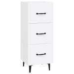 Vidaxl buffet blanc 34, 5x34x90 cm bois d'ing�nierie
