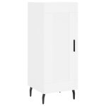 Vidaxl buffet blanc 34, 5x34x90 cm bois d'ingnierie