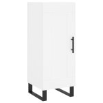 Vidaxl buffet blanc 34, 5x34x90 cm bois d'ingnierie