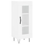 Vidaxl buffet blanc 34, 5x34x90 cm bois d'ingénierie Vidaxl buffet blanc 34, 5x34x90 cm bois d'ingénierie