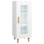 Vidaxl buffet blanc 34, 5x34x90 cm bois d'ing�nierie