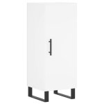 Vidaxl buffet blanc 34, 5x34x90 cm bois d'ing�nierie