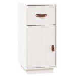 Vidaxl buffet blanc 34x40x75 cm bois massif de pin Vidaxl buffet blanc 34x40x75 cm bois massif de pin