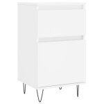 Vidaxl buffet blanc 40x35x70 cm bois d?ing�nierie