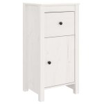 Vidaxl buffet blanc 40x35x80 cm bois massif de pin Vidaxl buffet blanc 40x35x80 cm bois massif de pin
