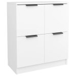 Vidaxl buffet blanc 60x30x70 cm bois d'ing�nierie