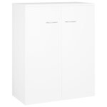 Vidaxl buffet blanc 60x30x75 cm bois d'ingénierie Vidaxl buffet blanc 60x30x75 cm bois d'ingénierie