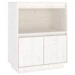 Vidaxl buffet blanc 60x34x75 cm bois massif de pin Vidaxl buffet blanc 60x34x75 cm bois massif de pin