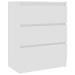Vidaxl buffet blanc 60x35x76 cm bois d'ingénierie Vidaxl buffet blanc 60x35x76 cm bois d'ingénierie