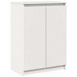 Vidaxl buffet blanc 60x36x84 cm bois de pin massif