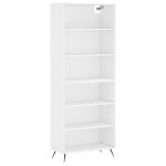Vidaxl buffet blanc 69, 5x32, 5x180 cm bois d'ingnierie