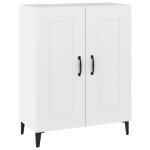 Vidaxl buffet blanc 69, 5x34x90 cm bois d'ingnierie