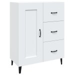 Vidaxl buffet blanc 69, 5x34x90 cm bois d'ing�nierie
