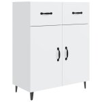 Vidaxl buffet blanc 69, 5x34x90 cm bois d'ingnierie