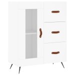 Vidaxl buffet blanc 69, 5x34x90 cm bois d'ing�nierie