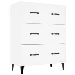 Vidaxl buffet blanc 69, 5x34x90 cm bois d'ingénierie Vidaxl buffet blanc 69, 5x34x90 cm bois d'ingénierie