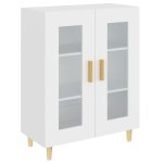 Vidaxl buffet blanc 69, 5x34x90 cm bois d'ingénierie Vidaxl buffet blanc 69, 5x34x90 cm bois d'ingénierie