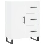 Vidaxl buffet blanc 69, 5x34x90 cm bois d'ingnierie
